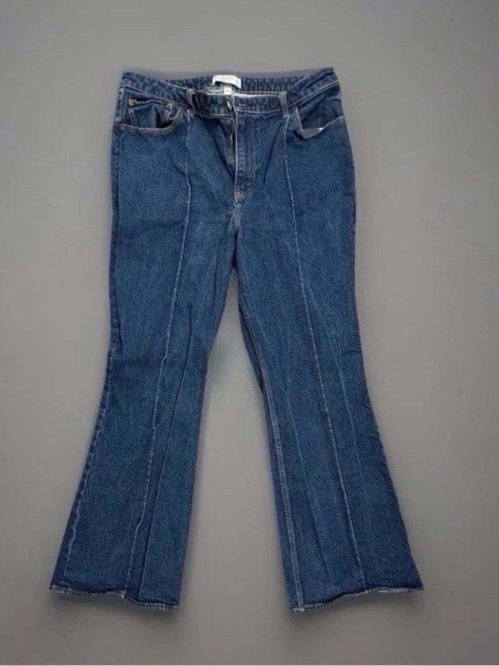 Abercrombie & Fitch Dark Blue Flared Jeans